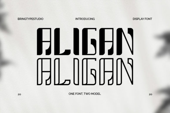 Aligan: A Trendy Font for Creative Expression