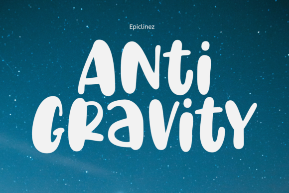 Anti Gravity Font: A Versatile and Friendly Design Choice