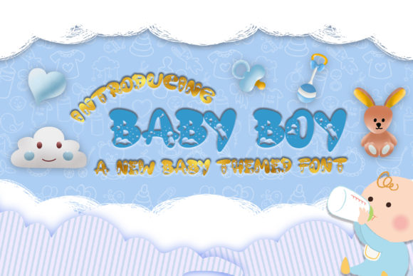 Baby Boy Font: A Playful Choice for Child-Themed Designs