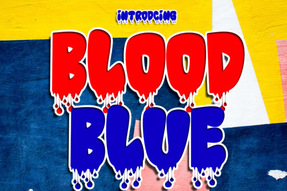 Blood Blue Font: A Bold Choice for Creative Expression