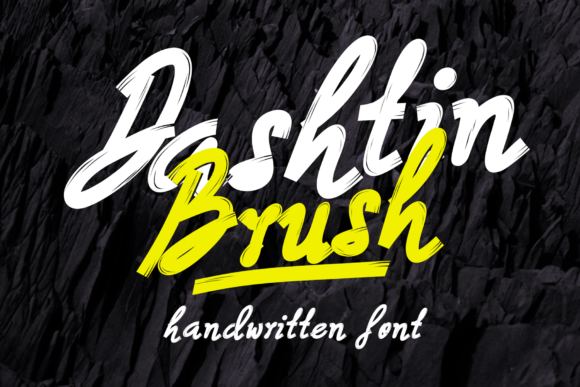 Dashtin Brush: A Versatile Display Font for Creative Projects