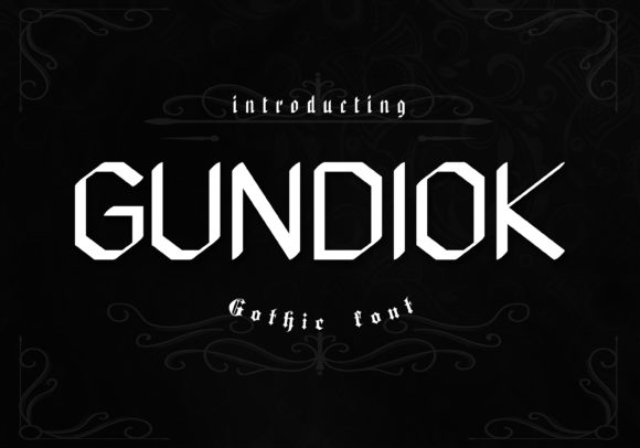 Gundiok: A Versatile Neo Gothic Display Font for Creative Design