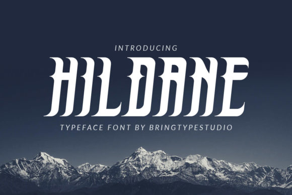 Hildane: A Bold and Neat Display Font for Creative Expression