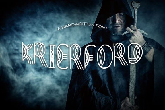 Krierford: A Modern Display Font for Creative Expression