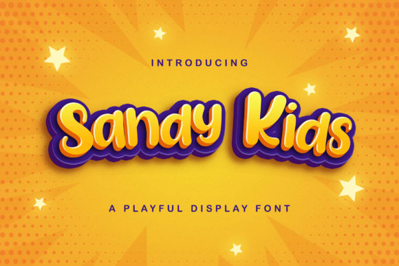 Sandy Kids: A Playful Font for Creative Expression