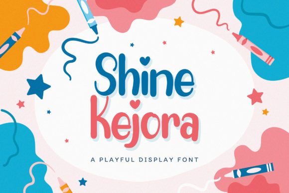 Shine Kejora: A Fun and Chunky Display Font