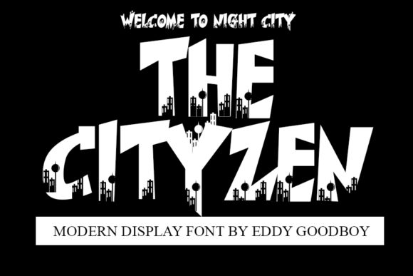 The Cityzen: A Bold and Modern Display Font for Creative Expression