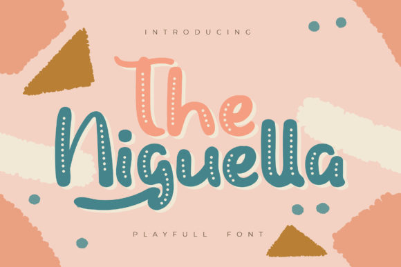 The Niguella: A Playful Display Font for Creative Design