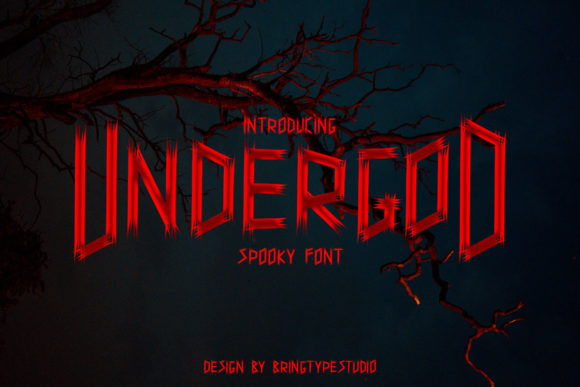 Undergod Font: A Dramatic Display for Every Project